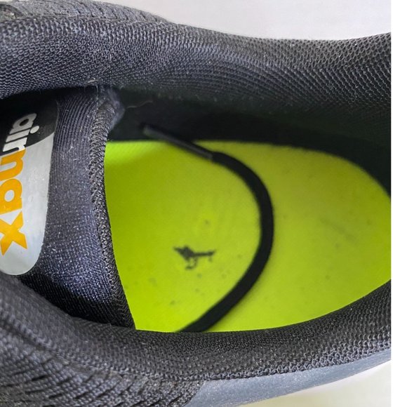 Nike Air Max 2015 Running Shoes Men’s Size 9 Black Gray Volt 749212-002 Workout - Picture 5 of 9